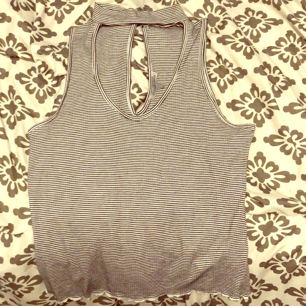 Black & White stripped tank top